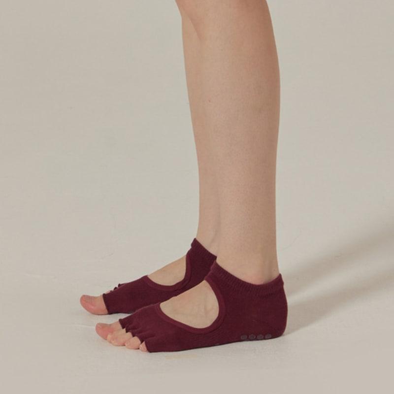 REXY Luna Double-Sided Non-Slip Half Toe Socks