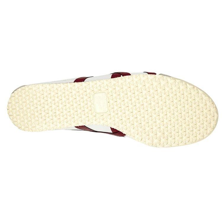 ONITSUKA TIGER Scarpe da ginnastica unisex Mexico 66 bianche bordeaux D4J2L-0125