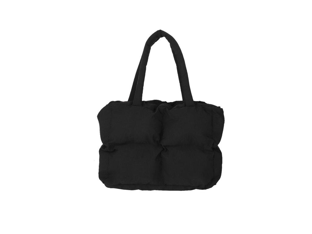 Nylon Padded Down Shoulder Bag 2023: Autumn/Winter Large Capacity Underarm Tote