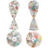 Fan Dust Guard Dinosaur Sunflower Print Waterproof Lightweight Practical Household Stand Fans for Living Room