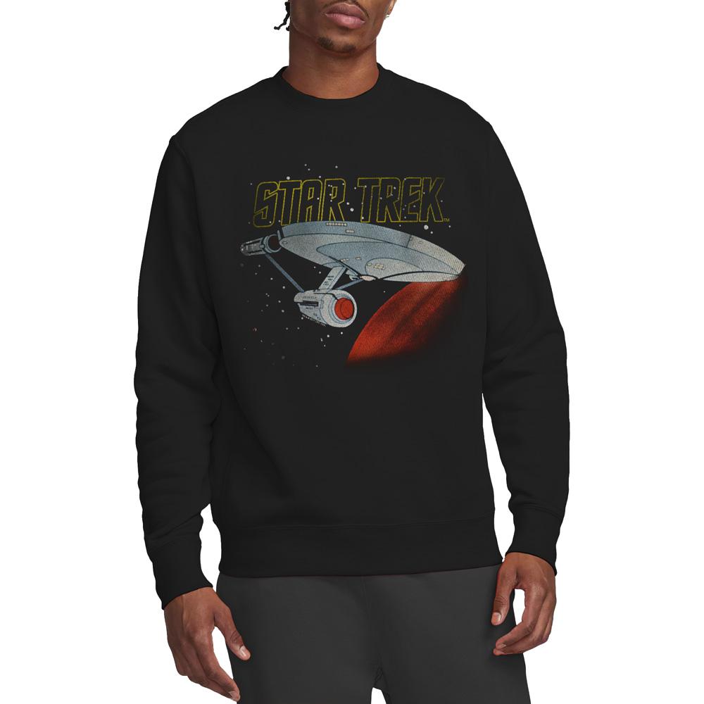 Star Trek Unisex Adult Enterprise Retro Sweatshirt