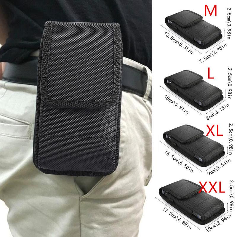 Yjsty Black Nylon Holster Case With Belt Clip Phone Pouch Cover Phone Holster Case