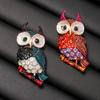 Vintage Exquisite Compact Fashionable Owl Brooch