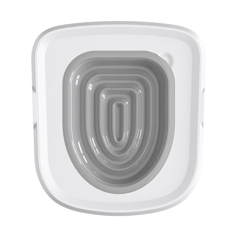 

Кошачий туалет может заменить лоток для мусора, чтобы приучить кошек пользоваться туалетом серый