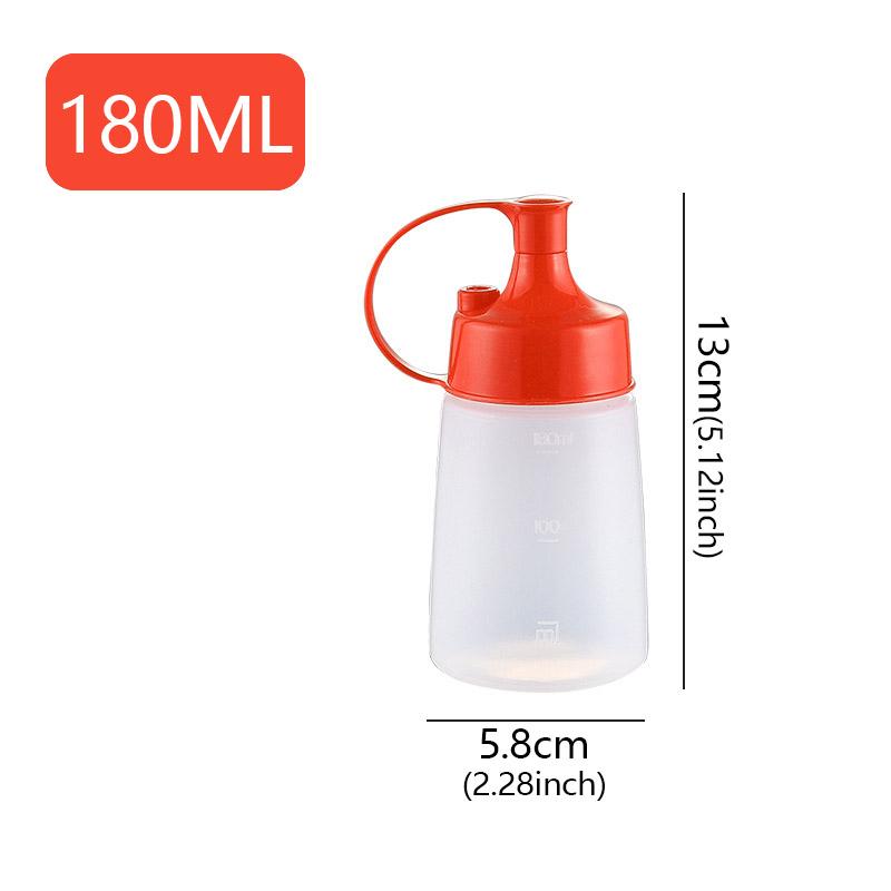 Squeeze Condiment Oil Bottles Can Sealing Cap Sauce Tomato Salad Dressing Food Grade Mustard Dispenser Kitchen Supplies