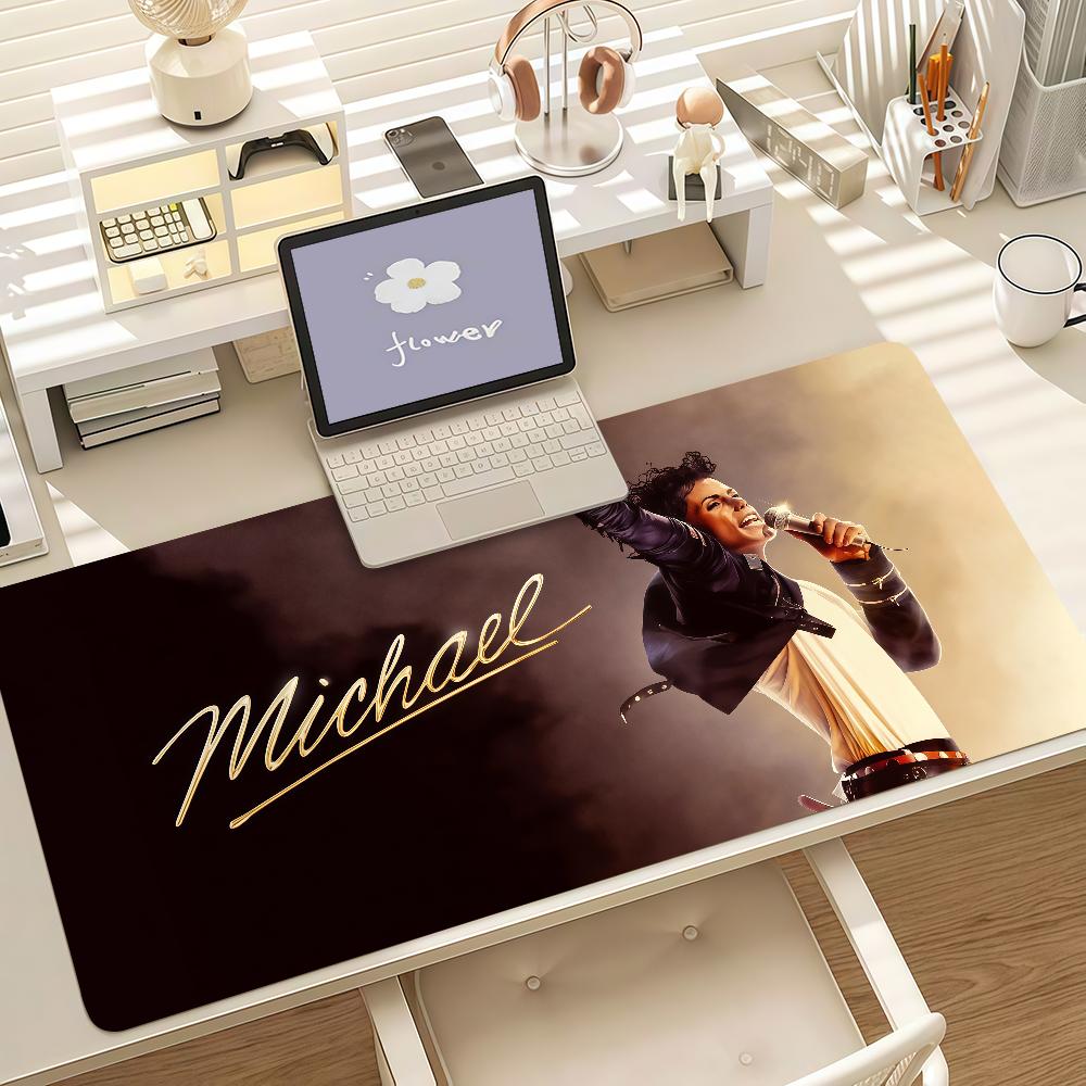 Singer M-Michael J-Jackson Mouse Pad Anti Slip Rubber Edge Locked Thickened Laptop Gaming Desk Mat