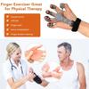 Silicone 5-Finger Grip Strengthener - Hand Rehabilitation Exerciser for Finger/Wrist Therapy & Vein Circulation Improvement