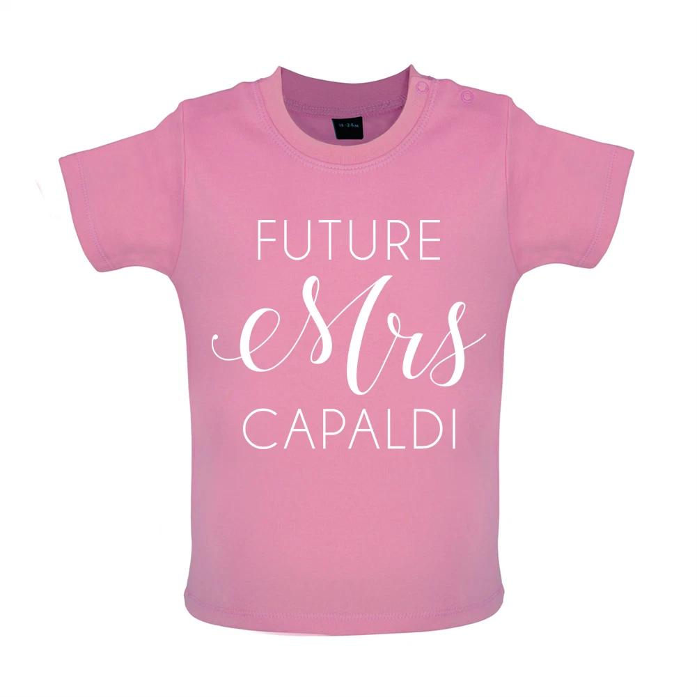 Future Mrs Capaldi - Baby T-Shirt / Babygrow - Music Musician Love Fan Pop Lewis 100