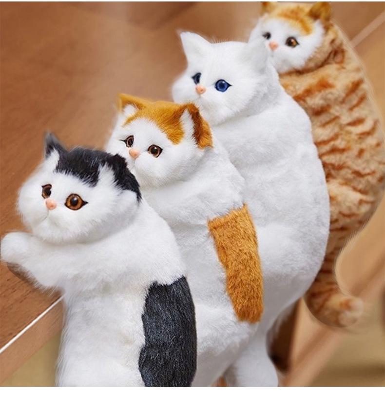 Creative Pet Cat Figurine: Home Decor & Children's Toy