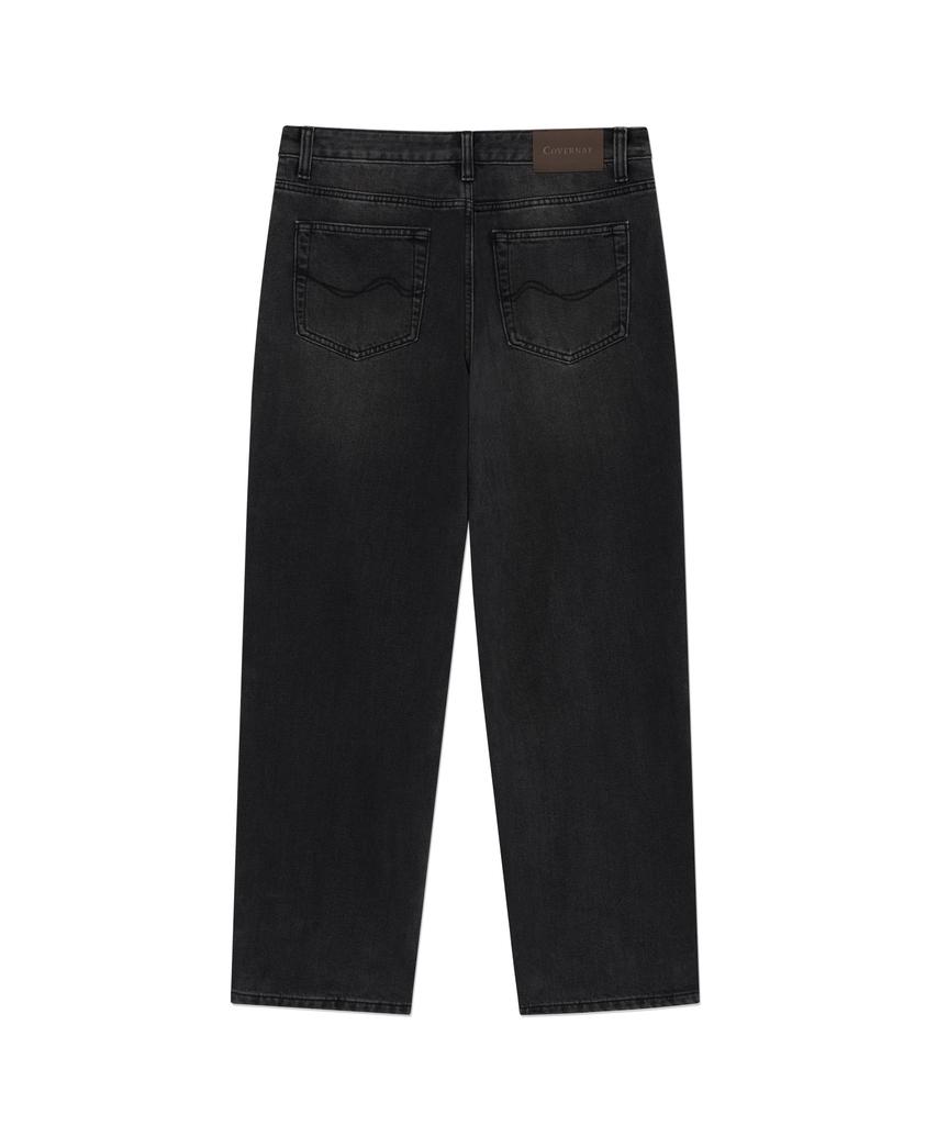 COVERNAT Regular Fit Brushed Denim Pants Black