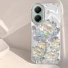 White Peony Lotus Print Women Girls Water Texture Phone Case for Xiaomi Poco X5 M6 Pro X6 X3 Pro NFC C75 C71 C65 C61 M5S Cover