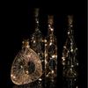 2M Solar Energy Cork Wine Bottle Lights LED Strings Copper Wire Colorful Fairy Lights String for Christmas Party Wedding Decor