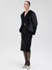 Kelidu Wide Obi Velour Skirt_Black