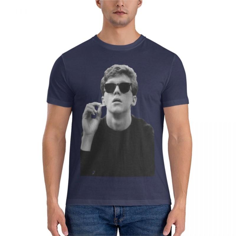 

Black and White Brian Breakfast Club Graphic TShirt mens graphic tshirts pack mens big and tall t shirts custom t shirts 4XL