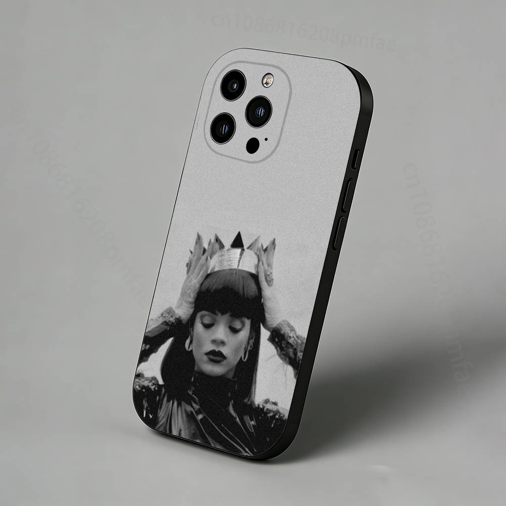 BADgalriri R-Robyn R-Rihanna Fenty Slim Back Phone Case for iPhone 17,16,15,14,13,12,11 Pro,Max,Plus,X,XS,XR,SE Protective Cover
