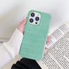 Alligator pattern 16/15/17 Apple phone case 1pro solid color 15promax trendy hand