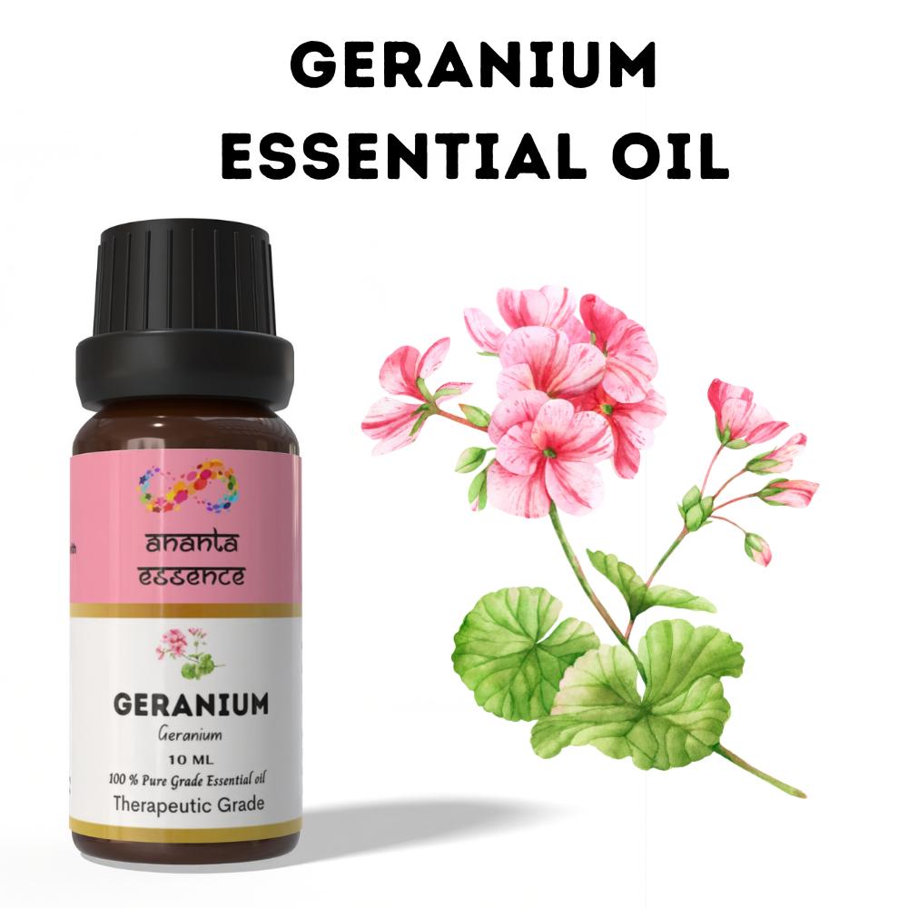 

Ananta Geranium Essential Oil 10 ml – Floral Aroma Oil for Diffusers, Candles and Home Fragrance volume - 10ml