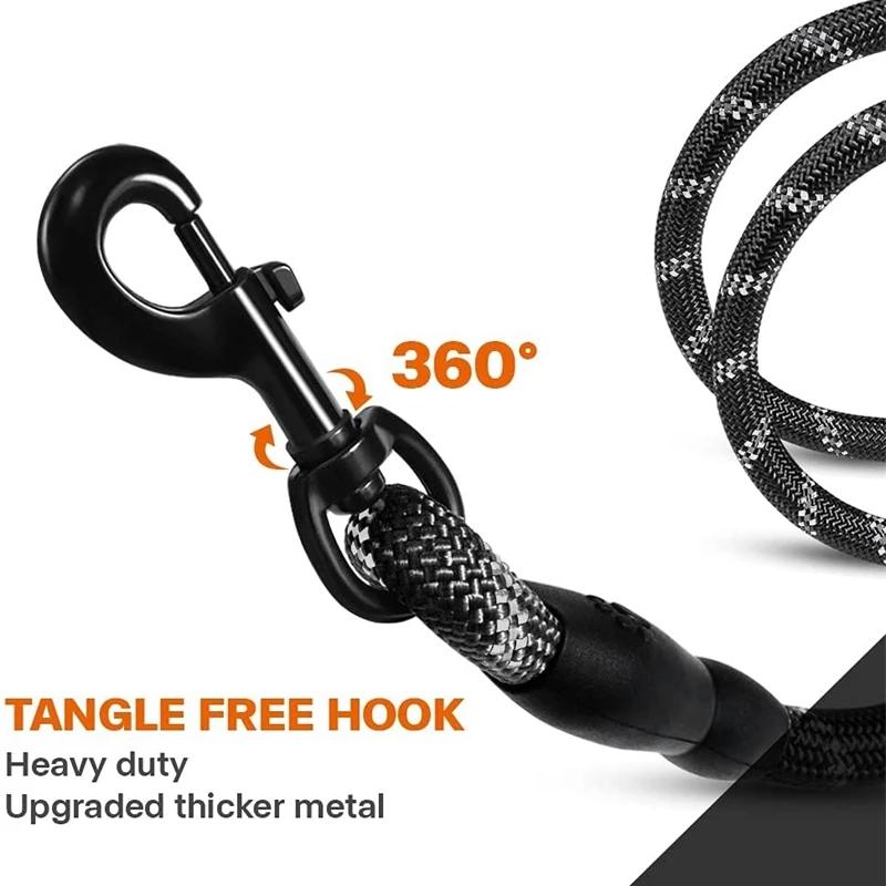 Lightweight Premium Rope Will Not Hurt Your Arm from Your Canine Buddy Pulling Too Hard.