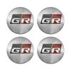 4Pcs 56mm Car Wheel Center Hub Cap Badge Sticker Cover Accessories For Toyota Prado Aqua Hilux Camry Rav4 Prius TRD Venza GR Spo