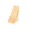 Pre-sale Wooden Business Card and Magazine Display Stand with Non-slip Base