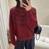 Women Autumn Winter Loose Knitted Sweater Soft Warm Long Sleeve Solid Color Casual Oversized Pullover Daily Streetwear Tops