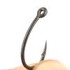 Hirisi 50/100pcs PTFE Coating Carp Fishing Hooks Steel Barbed Hooks In Box 8011 Fishing Accessories