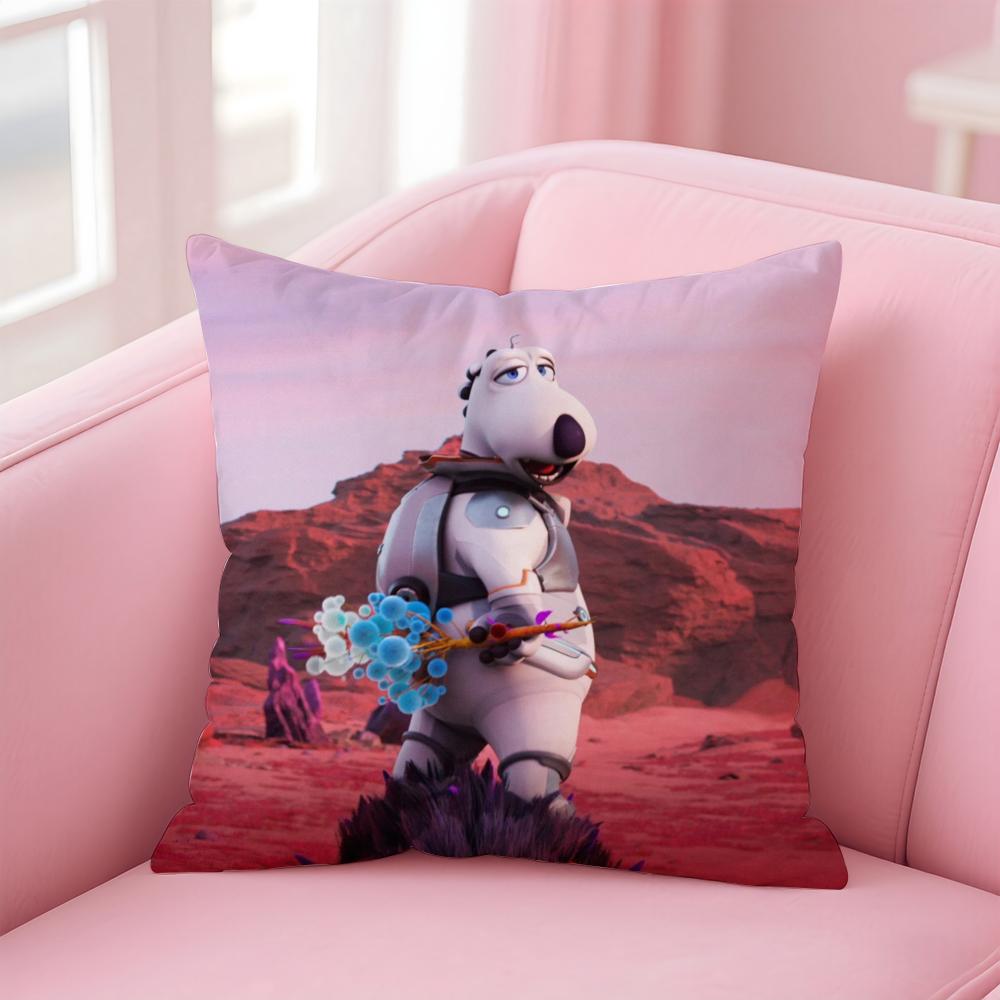 Cute B-Backkom Cushion Cover Home & Car Multi-Scene Pillow Cover - Reversible, Soft & Durable for Daily Use