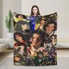 Super Soft Blanket Students Airplane Travel Conan Gray Printed Bedding Throws Flannel Bedspread For Bedroom Sofa Bed Cover
