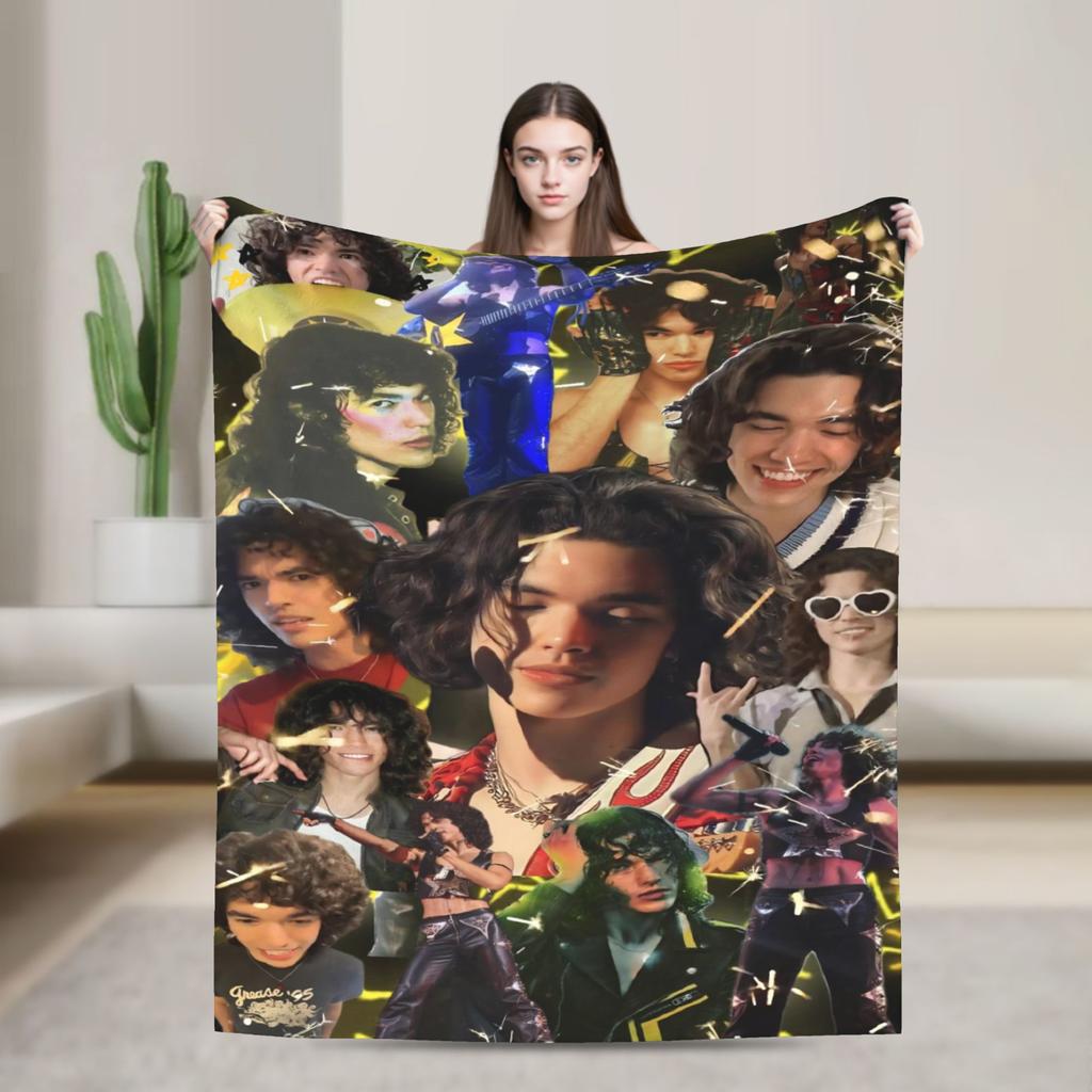 Super Soft Blanket Students Airplane Travel Conan Gray Printed Bedding Throws Flannel Bedspread For Bedroom Sofa Bed Cover