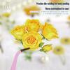 Blooming Flowers PET Sticker Pack - 30 Die-Cut Floral Sheets for DIY Collage - 6 Available Styles