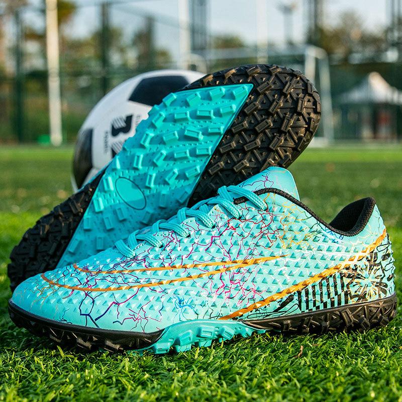 New Professional Football Shoes Men's and Women's AG Long Nails TF Broken Nails Youth Students Grass Competition Training Shoes