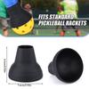 2pcs Suction Cup Design Tennis Ball Retriever Rubber Paddle Ball Picker  Outdoor Court