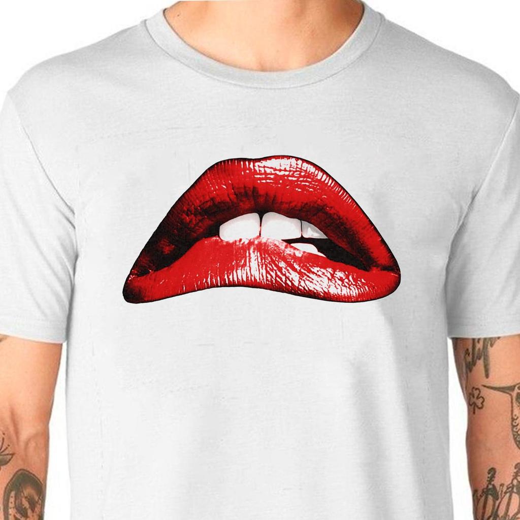 Rocky Horror Lips T-Shirt Unisex Uneek T-Shirt Picture Show Musical Tee