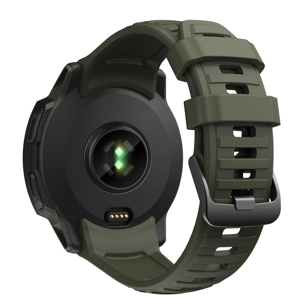 Paski do zegarków 26 mm dla Garmin Instinct 2X Solar - Silikonowy pasek w wersji taktycznej Akcesoria zamienne do paska zegarka