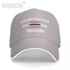 Baseballcap Thailand EST.1949 Krung Thep Maha Nakhon Capital Unisex WoUnisex Unisex Hip Hop Sandwich Caps Snapback Golf Hat Fiske