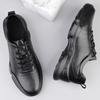 Fashion Non-Slip Flats Breathable Casual Shoes Lightweight Walking Shoes Men's Genuine Leather Sneakers Fashion Athletic Running Shoes