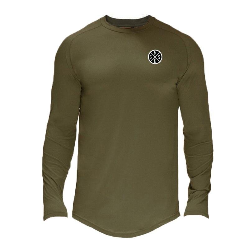 Tun Die Arbeit Oansatz Lose Schnell trocknend Herbst Neue Marke Basketball-Training männer Mesh Atmungsaktive Gym Sport Lange-ärmeln T-shirt