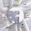 Luminous Flannel Blanket Creative Star and Moon Pattern Soft Fleece Blanket Suitable For All Seasons