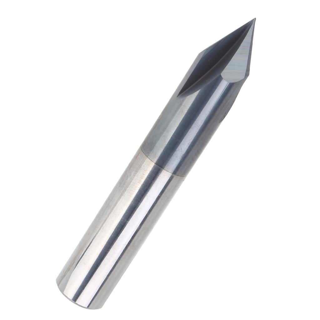 Freză de teşuire cu 3 muchii 60 de grade Freză Oțel tungsten CNC Gravură Lustruire Bit de freză D12 x