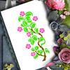 16PC Geometric Floral Stencil Set for DIY Art Crafts, Doodle Sketching Handmade Projects - Reusable Templates for Artists Adults