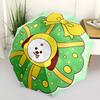 1pc BT21 Christmas wreath Automatic Open/close Umbrella, Portable Travel Umbrella, Everyday Use - Outdoor Accessory, Artistic Pattern, Compact Design,