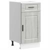 VidaXL Kitchen Cabinet Porto Sonoma Grey Engineered Wood 853953
