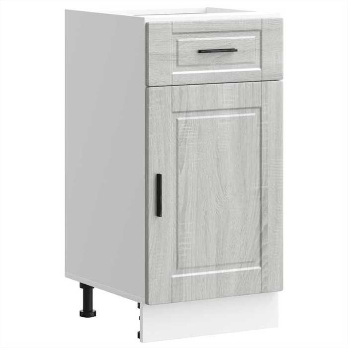 VidaXL Kitchen Cabinet Porto Sonoma Grey Engineered Wood 853953