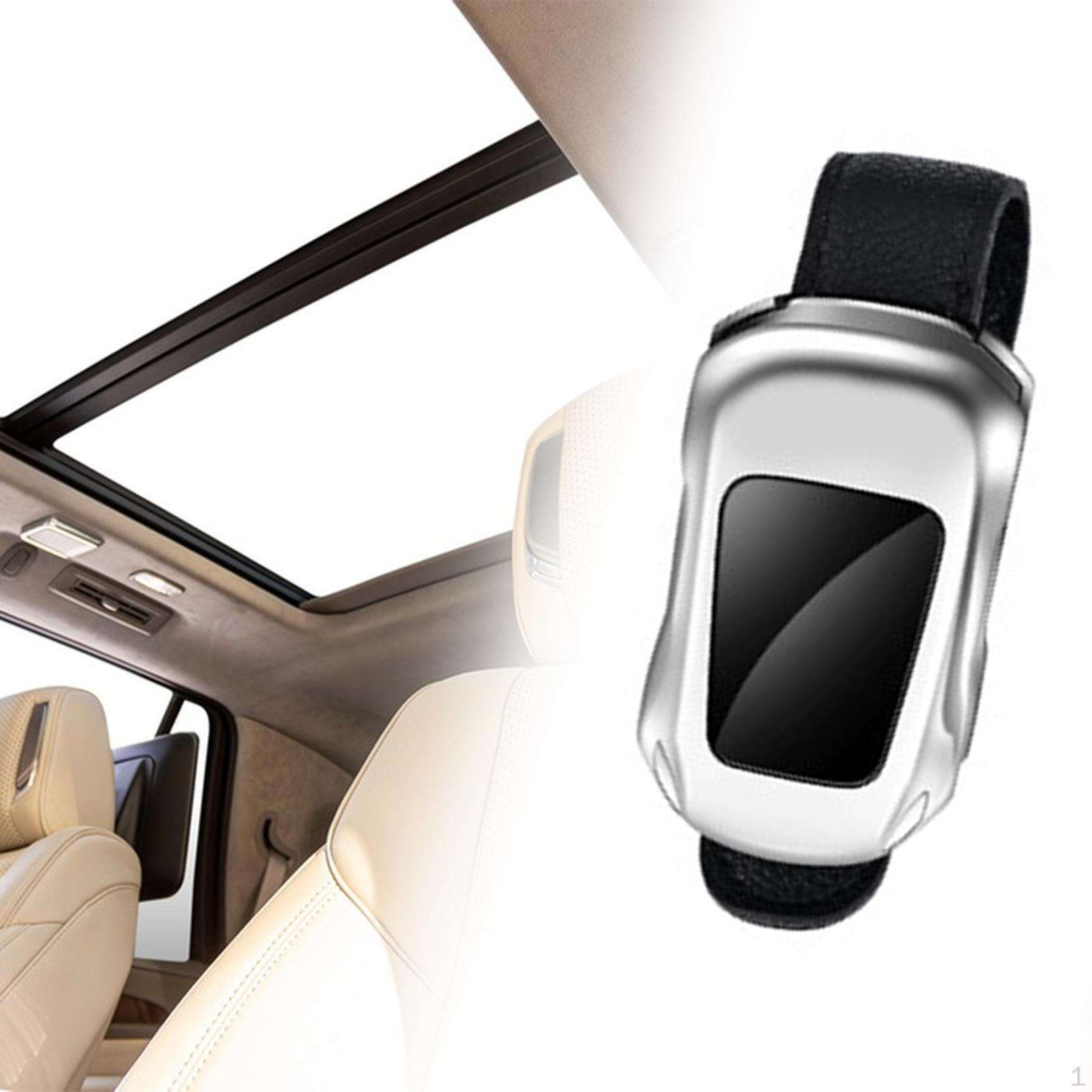 

Держатель для очков в автомобиль, Органайзер на солнцезащитный козырек, Зажим для карт, Зажим для хранения для Авто, Грузовика, Фургона серебряный