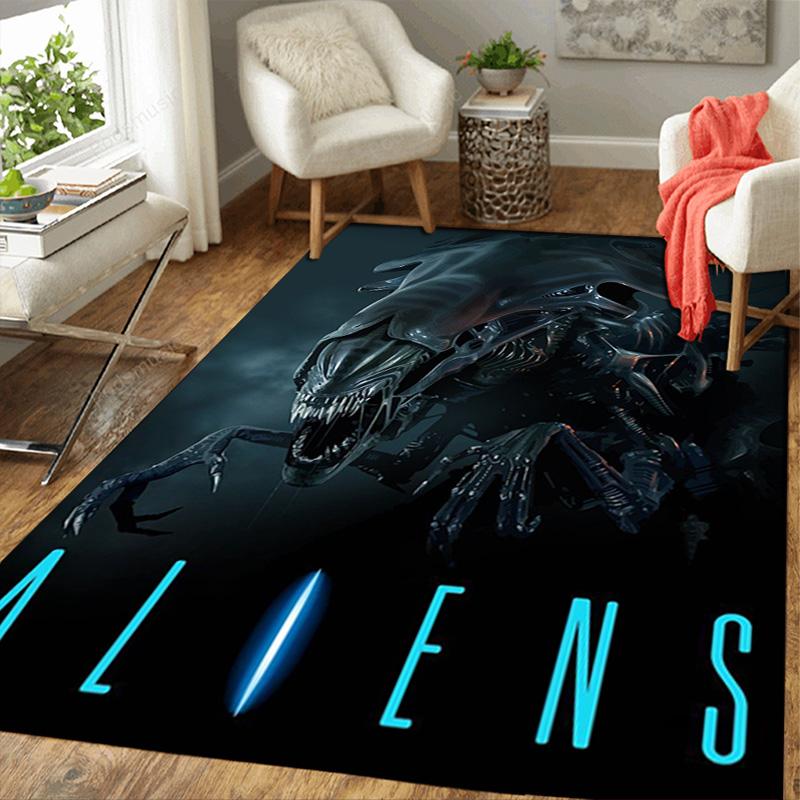 Alien Rug Floor Mat for Living Room or Bedroom Soft and Comfortable Carpet a Gift for Birthday and Holiday.SFF0917496