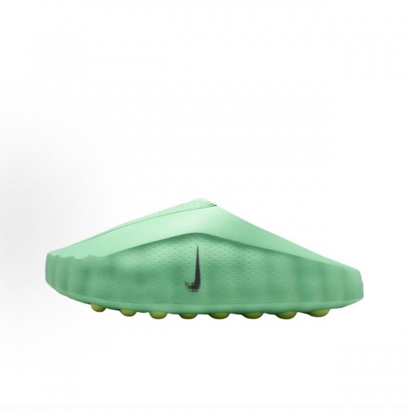 Mind 001 X Fragment Design Unisex Šľapky s Gradientnou Modro-Čierno-Zelenou Farbou Uzavreté Pre Pohodlie Obuv na Pláž Ležérne Nosenie