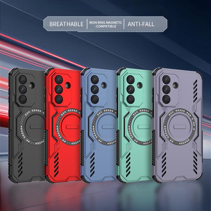 For Samsung Galaxy A56 5G Heat Dissipation Case Samsung Galaxy A06 A16 A26 A36 A56 Cover Shockproof Magsafe Wireless Charge Case