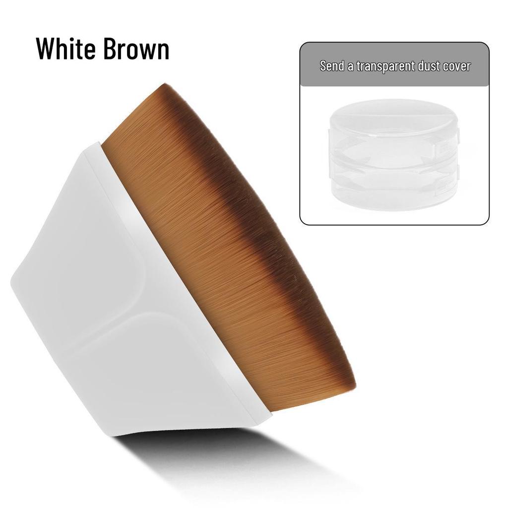 No. 55 Seamless Magic Foundation Brush with Cap - Perfect for Foundation and BB Cream, Non-Absorbing Design