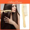 Tooth Bamboo Wide Hair Natural Comb For Women Men Antistatic Afro Fork Comb Detangler Brush For Curly Straight Wet Dry Hair Prevents Breakage