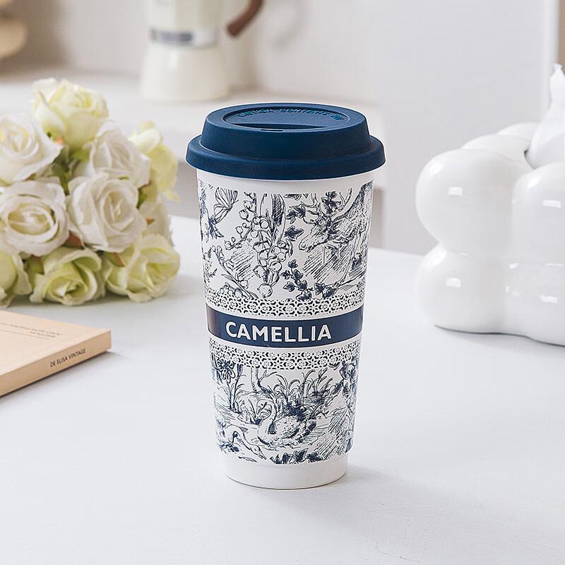 Shang Qi Ceramic Tea Cup with Lid